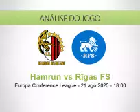 Prognóstico Hamrun Rīgas FS (21 agosto 2025)