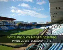 Prognóstico Celta Vigo Real Sociedad (21 dezembro 2024)