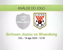 Prognóstico Sichuan Jiuniu Shandong (16 agosto 2025)