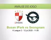 Prognóstico Busan IPark Seongnam (12 julho 2025)