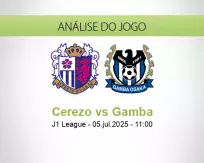 Prognóstico Cerezo Gamba (05 julho 2025)