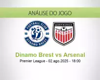 Prognóstico Dinamo Brest Arsenal (02 agosto 2025)
