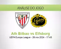 Prognóstico Ath Bilbao Elfsborg (28 novembro 2024)