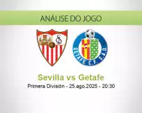 Prognóstico Sevilla Getafe (25 agosto 2025)