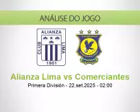 Prognóstico Alianza Lima Comerciantes (22 setembro 2025)