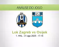 Prognóstico Lok Zagreb Osijek (31 agosto 2025)