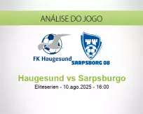 Prognóstico Haugesund Sarpsburgo (10 agosto 2025)