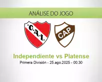 Prognóstico Independiente Platense (25 agosto 2025)