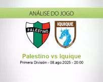 Prognóstico Palestino Iquique (08 agosto 2025)