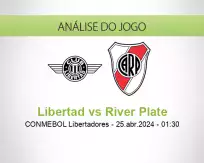 Prognóstico Libertad River Plate (25 abril 2024)