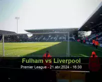 Prognóstico Fulham Liverpool (21 abril 2024)