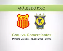 Prognóstico Grau Comerciantes (15 agosto 2025)