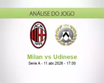 Milan vs Udinese