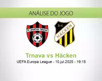 Prognóstico Trnava Häcken (10 julho 2025)