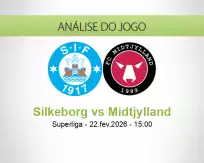 Prognóstico Silkeborg Midtjylland (22 fevereiro 2026)
