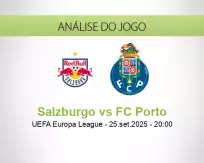 Prognóstico Salzburgo FC Porto (25 setembro 2025)
