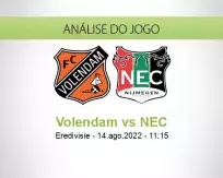 Prognóstico Volendam NEC (14 agosto 2022)