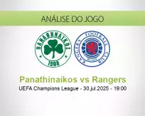 Prognóstico Panathinaikos Rangers (30 julho 2025)