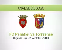 Prognóstico FC Penafiel Torreense (21 dezembro 2025)