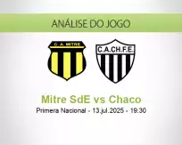 Prognóstico Mitre SdE Chaco (13 julho 2025)