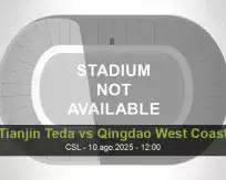 Prognóstico Tianjin Teda Qingdao West Coast (10 agosto 2025)