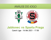 Prognóstico Jablonec Sparta Praga (14 Abril 2021)
