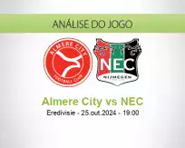 Prognóstico Almere City NEC (25 outubro 2024)