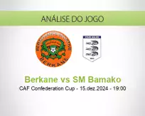 Prognóstico Berkane SM Bamako (15 dezembro 2024)