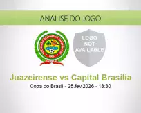 Prognóstico Juazeirense Capital Brasilia (25 fevereiro 2026)