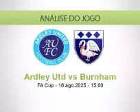 Prognóstico Ardley Utd Burnham (16 agosto 2025)