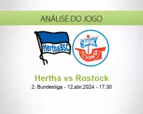 Prognóstico Hertha Rostock (12 abril 2024)