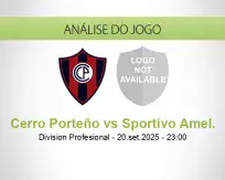 Prognóstico Cerro Porteño Sportivo Amel. (20 setembro 2025)