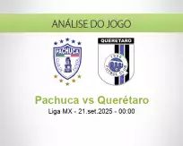 Prognóstico Pachuca Querétaro (21 setembro 2025)