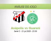 Prognóstico Anápolis Guarani (21 julho 2025)