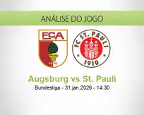 Prognóstico Augsburg St. Pauli (31 janeiro 2026)