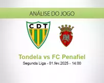 Prognóstico Tondela FC Penafiel (01 fevereiro 2025)