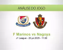 Prognóstico F Marinos Nagoya (20 julho 2025)