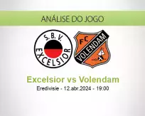 Prognóstico Excelsior Volendam (12 abril 2024)