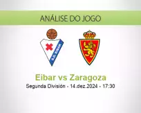 Prognóstico Eibar Zaragoza (14 dezembro 2024)