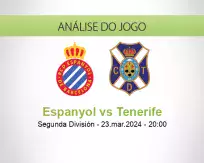 Prognóstico Espanyol Tenerife (23 março 2024)