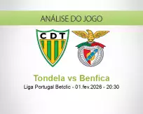 Prognóstico Tondela Benfica (01 fevereiro 2026)