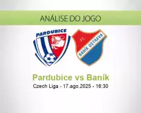 Prognóstico Pardubice Baník (17 agosto 2025)