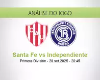 Prognóstico Santa Fe Independiente (20 setembro 2025)