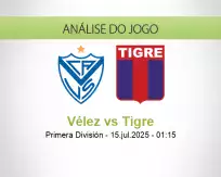 Prognóstico Vélez Tigre (15 julho 2025)