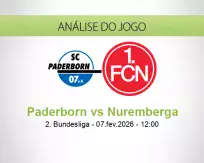 Prognóstico Paderborn Nuremberga (07 fevereiro 2026)