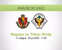 Prognóstico Nagoya Tokyo Verdy (05 julho 2025)