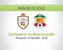 Prognóstico Cartagena Barranquilla (07 setembro 2025)