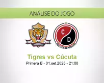 Prognóstico Tigres Cúcuta (01 setembro 2025)