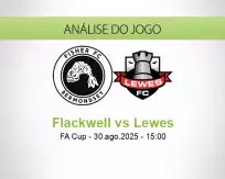 Prognóstico Flackwell Lewes (30 agosto 2025)