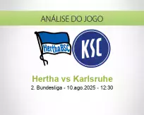 Prognóstico Hertha Karlsruhe (10 agosto 2025)